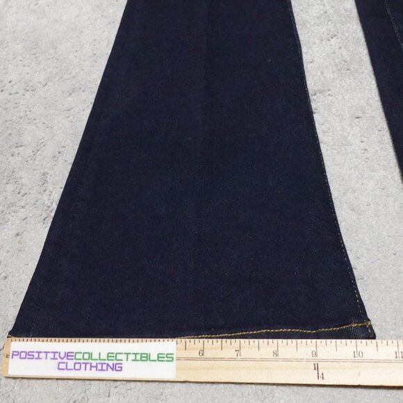 Frame Le High Flare Jeans Women's Size 27 Dark Wash Denim Flat Front Workwear - Picture 10 of 14